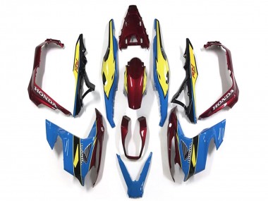 Buy 2018-2021 Blue Yellow Red Honda ADV150 Motorcycle Fairings UK