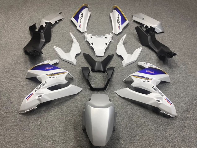 2022-2024 White Blue HRC Honda ADV160 Motorcycle Fairings UK