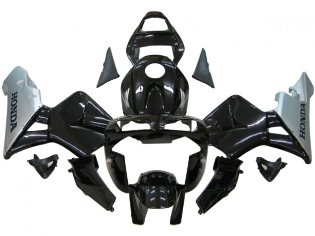 2003-2004 Silver Glossy Black Honda CBR600RR Motorcycle Fairing UK
