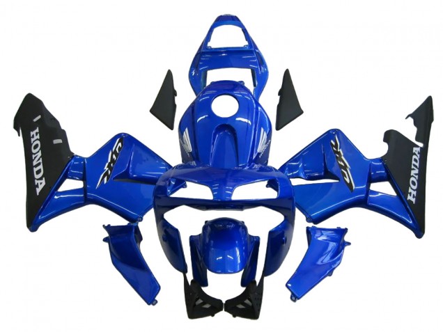 2003-2004 Blue Matte Black Honda CBR600RR Motorcycle Fairing UK
