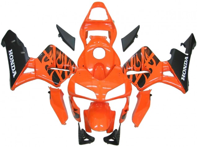 2003-2004 Orange White Red Glossy Black Repsol Honda CBR600RR Abs Fairings UK