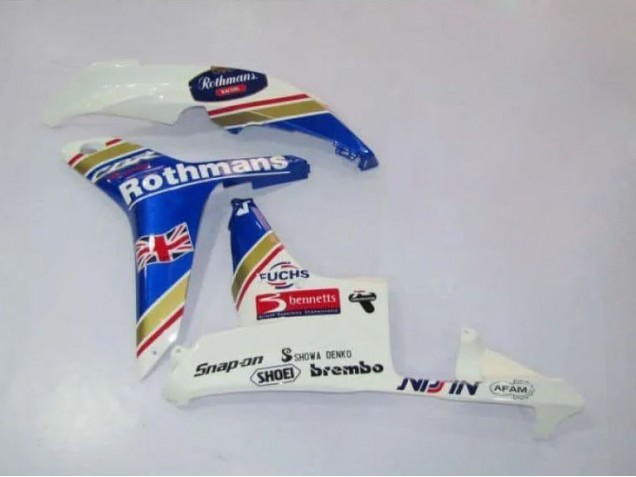 2007-2008 White Blue Yellow Rothmans Honda CBR600RR Motorcycle Fairings UK