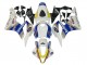 2007-2008 White Blue Yellow Rothmans Honda CBR600RR Motorcycle Fairings UK