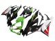 2019-2022 Green Glossy Black White Red Kawasaki ZX6R Motorcycle Fairings UK