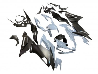 Buy 2019-2022 Grey Matte Black Kawasaki ZX6R Motorcycle Fairings UK