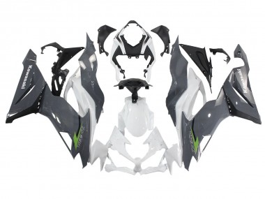 Buy 2019-2022 White Grey Green Kawasaki ZX6R Motorcycle Fairings UK