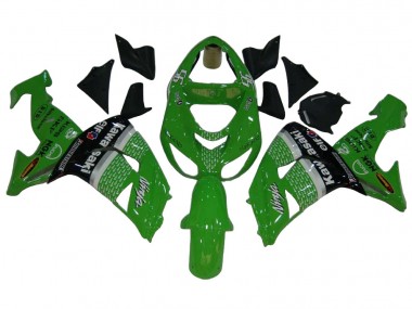 Buy 2006-2007 Green White Black Elf Kawasaki ZX10R Motorcycle Fairings UK