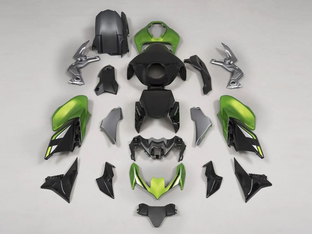 2020-2024 Black Green Kawasaki Z900 Motorcycle Fairings UK