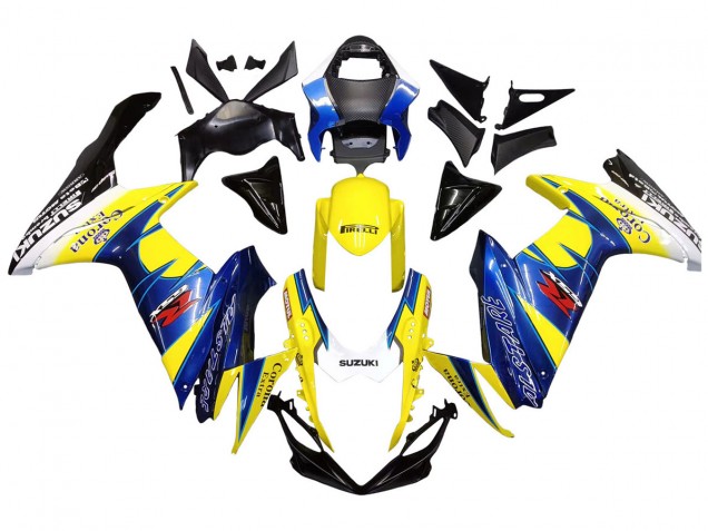 2011-2024 Yellow Blue White Black Corona Extra Alstare Suzuki GSXR 600/750 Motorcycle Fairings UK