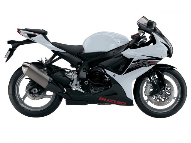 2011-2024 White Black Suzuki GSXR 600/750 Motorcycle Fairings UK