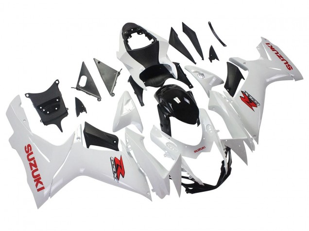 2011-2024 White Glossy Black Red Decal Suzuki GSXR 600/750 Motorcycle Fairings UK