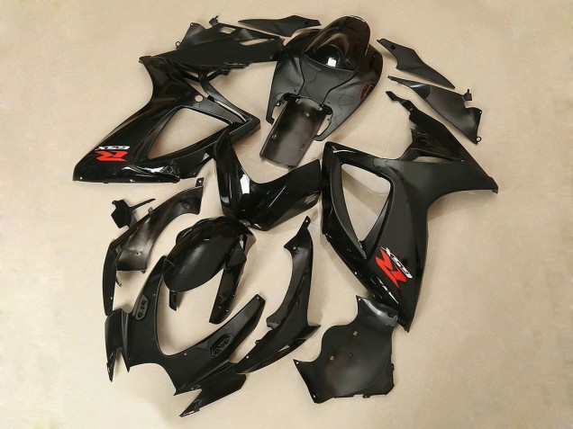 2006-2007 Glossy Black Suzuki GSXR 600/750 Motorcycle Fairing UK