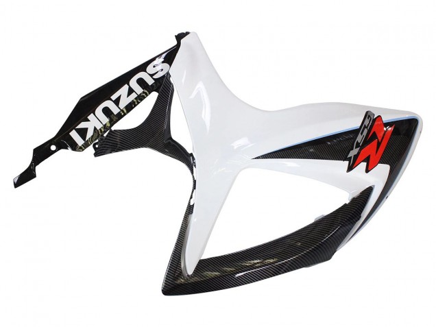 2006-2007 Black White Carbon Fiber Style Suzuki GSXR 600/750 Motorcycle Fairings UK