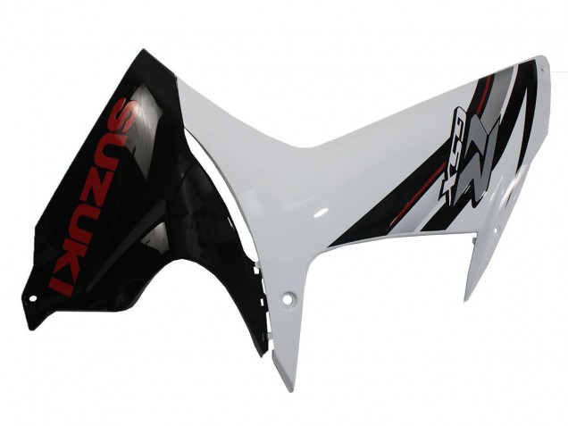 2011-2024 White Glossy Black Suzuki GSXR 600/750 Motorcycle Fairings UK