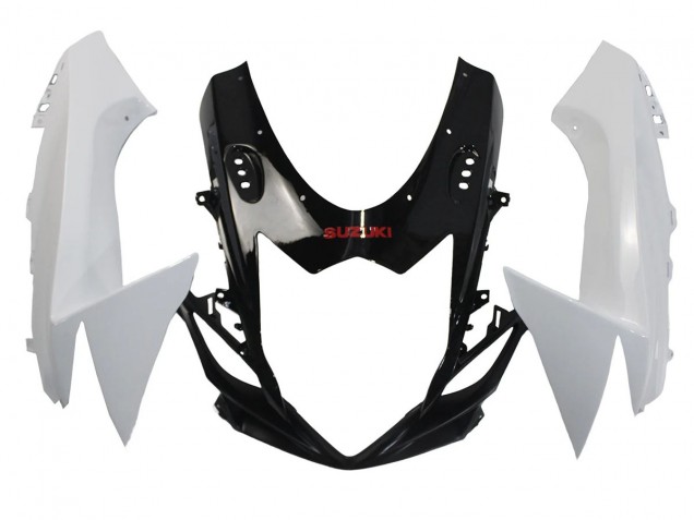 2011-2024 White Glossy Black Suzuki GSXR 600/750 Motorcycle Fairings UK