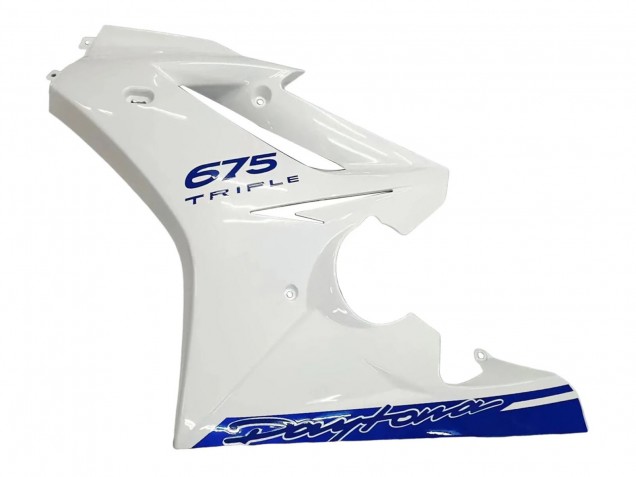 2006-2008 White Blue Triumph Daytona 675 Motorcycle Fairings UK
