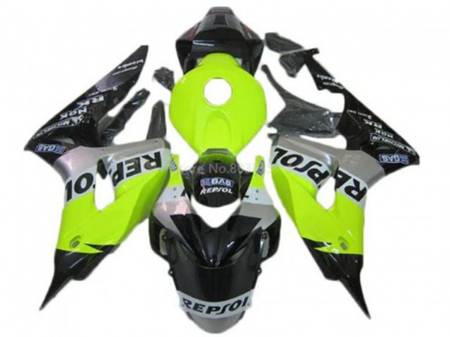 2006-2007 Green Silver Glossy Black Repsol Honda CBR1000RR Motorcycle Fairings UK
