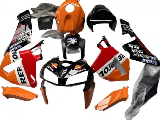 2005-2006 Black Orange White Red Repsol Honda CBR600RR Motorcycle Fairings UK