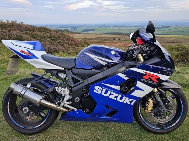 Buy 2004-2005 Blue White Red Suzuki GSXR 600 Motorcycle Fairings UK