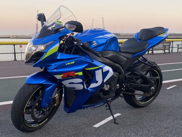 2009-2016 Blue Green White Suzuki GSXR 1000 Motorcycle Fairings UK