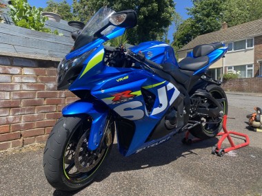 Buy 2009-2016 Blue Green White Suzuki GSXR 1000 Motorcycle Fairings UK