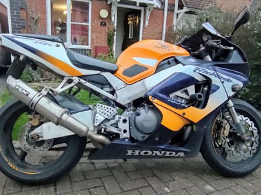 Buy 2000-2001 Silver Orange Blue Honda CBR900RR 929RR Motorcycle Fairings UK