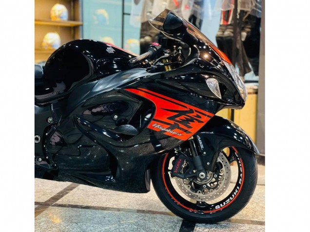 2008-2020 Glossy Black Red Suzuki GSXR 1300 Hayabusa Motorcycle Fairing UK
