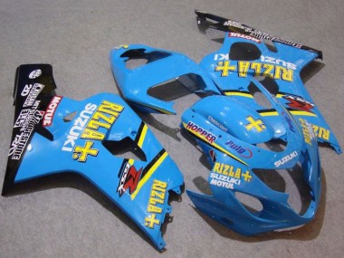 Buy 2004-2005 Blue Gold Black Motul Rizla Suzuki GSXR 750 Motorcycle Fairings UK