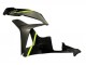 2007-2008 Glossy Black High Viz Yellow Honda CBR600RR Motorcycle Fairings UK
