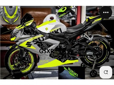 Buy 2004-2005 Grey Lemon Green Black Suzuki GSXR 750 Motorcycle Fairings UK