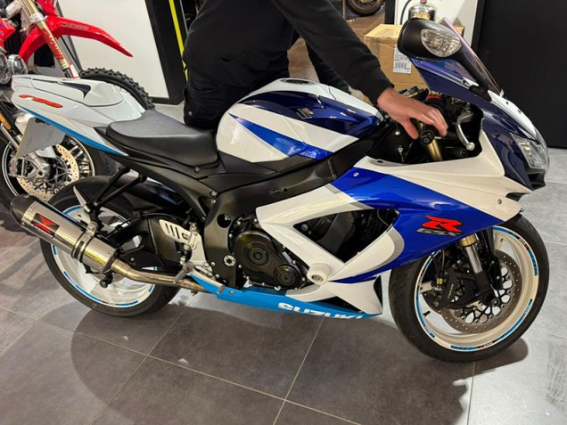 2008-2010 White Blue Red Suzuki GSXR 600/750 Motorcycle Fairings UK