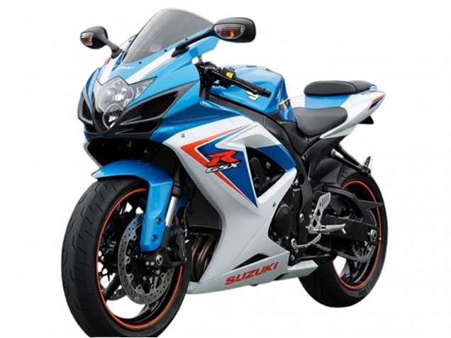 2006-2007 White Blue Red Suzuki GSXR 600 Motorcycle Fairings UK