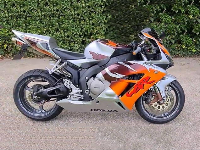 2006-2007 Silver Oange Honda CBR1000RR Motorcycle Fairings UK
