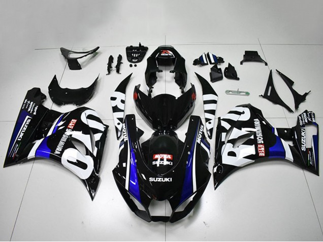 2017-2024 Black White Blue Motul Suzuki GSXR 1000 Motorcycle Fairings UK