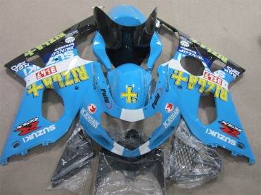 Buy 2000-2002 Blue Yellow White Black Rizla Suzuki GSXR 1000 Motorcycle Fairings UK