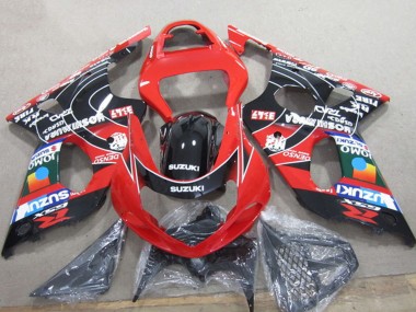 Buy 2000-2002 Red Black Blue DENSO Suzuki GSXR 1000 Motorcycle Fairings UK
