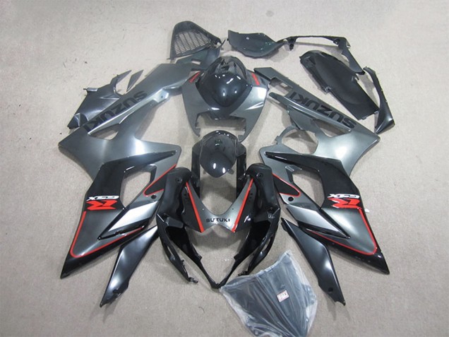2005-2006 Black Grey Red Suzuki GSXR 1000 Motorcycle Fairing Kits UK