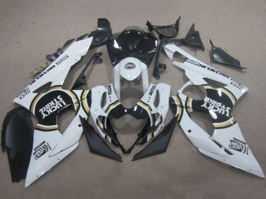 Buy 2005-2006 White Black Lucky Strike Motul Suzuki GSXR 1000 Motorcycle Fairings UK