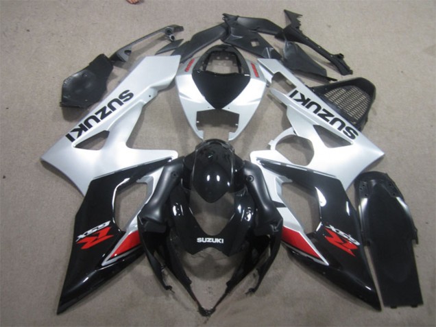 2005-2006 Glossy Black Silver Red Suzuki GSXR 1000 Motorcycle Fairing UK