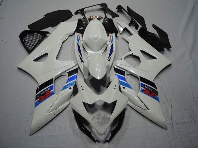 2007-2008 White Blue Red Suzuki GSXR 1000 Motorcycle Fairing Kits UK
