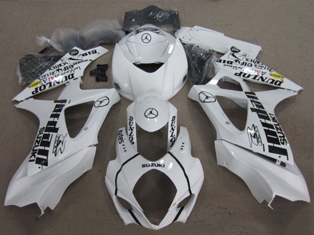 2007-2008 White Black Jordan Suzuki GSXR 1000 Motorcycle Fairings UK