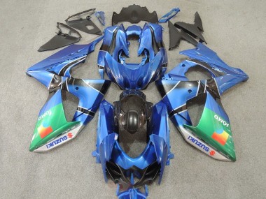 Buy 2009-2016 Blue Green JOMO Suzuki GSXR 1000 Motorcycle Fairings UK