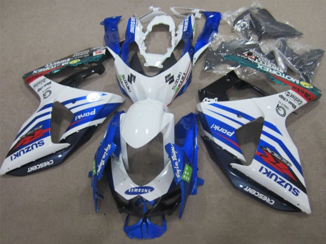 2009-2016 White Blue Red Samsung Suzuki GSXR 1000 Motorcycle Fairings UK