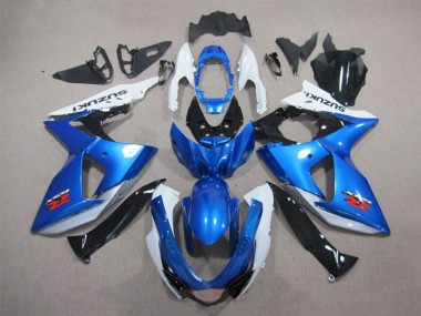 Buy 2009-2016 White Blue Black Suzuki GSXR 1000 Motorcycle Fairings Kits UK