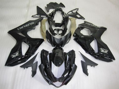 Buy 2009-2016 Glossy Black Silver Decal Suzuki GSXR 1000 Motorcycle Fairings UK