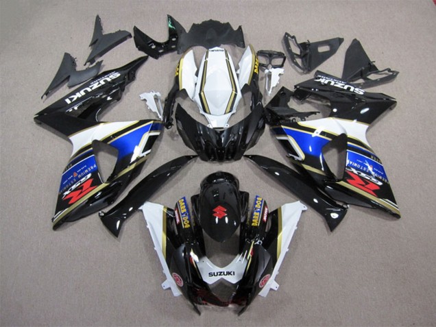 2009-2016 White Blue Black Dark Dog Suzuki GSXR 1000 Motorcycle Fairing UK