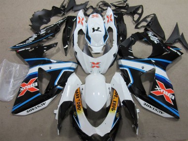Buy 2009-2016 White Blue Yellow Black Brux Dark Dog Suzuki GSXR 1000 Motorcycle Fairings UK