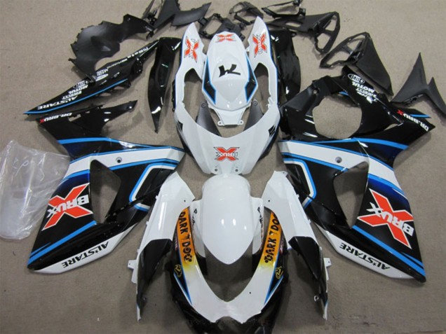 2009-2016 White Blue Yellow Black Brux Dark Dog Suzuki GSXR 1000 Motorcycle Fairings UK