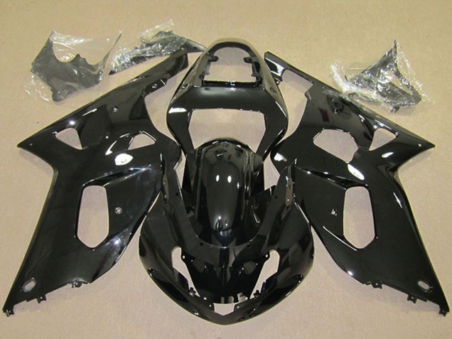 2001-2003 Glossy Black Suzuki GSXR 600 Motorcycle Fairings UK