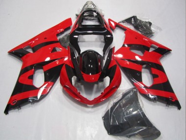 Buy 2001-2003 Red Glossy Black Suzuki GSXR 600 Motorcycle Fairings UK